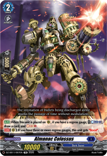 DZ-SS11/007EN Almanac Colossus TD DZSS11