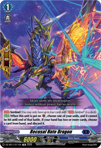 DZ-SS11/011EN Recusal Hate Dragon TD DZSS11