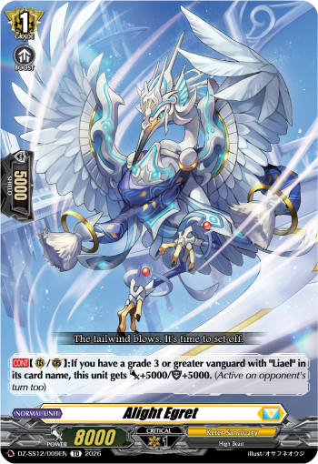 DZ-SS12/009EN Alight Egret TD DZSS12