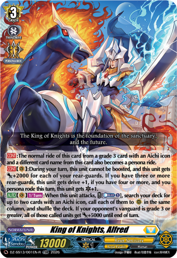 DZ-SS13/001EN-R King of Knights, Alfred TDR Dseries