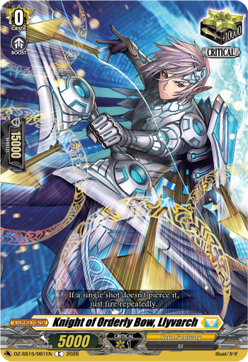 DZ-SS15/061EN Knight of Orderly Bow, Llyvarch C DZSS15