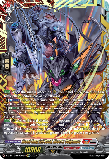 DZ-SS15/FFR20EN Break Fang Evil Bond, Alrest & Volgamort FFR DZSS15