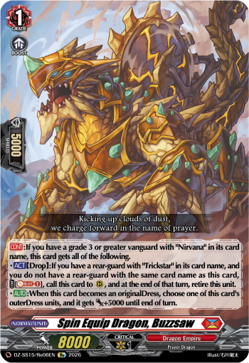DZ-SS15/Re06EN Spin Equip Dragon, Buzzsaw Re DZSS15