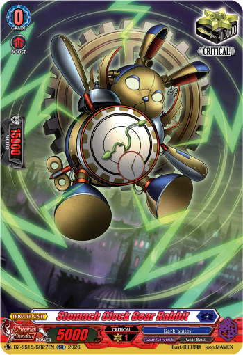 DZ-SS15/SR27EN Stomach Clock Gear Rabbit SR DZSS15