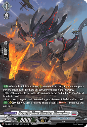 DZ-SS15/SR30EN Frenetic Blaze Monster, Blaazelgas SR DZSS15