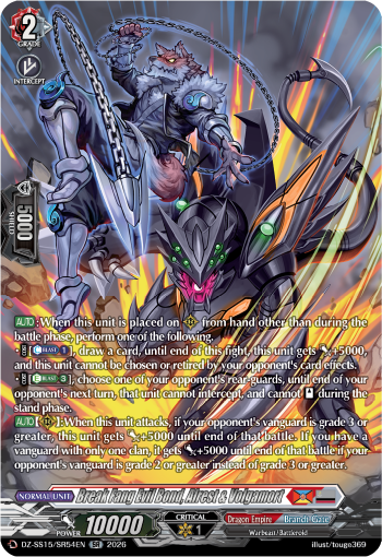 DZ-SS15/SR54EN Break Fang Evil Bond, Alrest & Volgamort SR DZSS15
