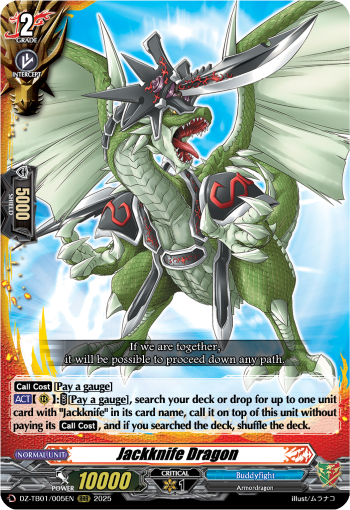 DZ-TB01/005EN Jackknife Dragon RRR DZTB01