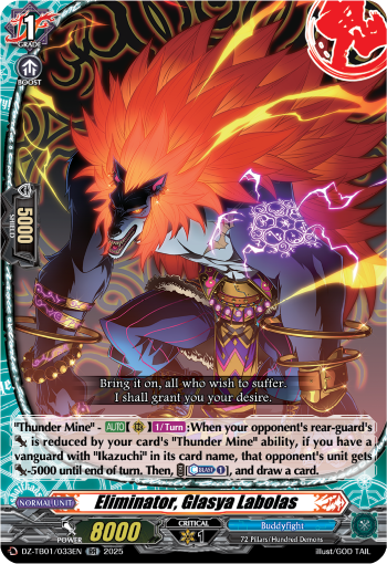 DZ-TB01/033EN Eliminator, Glasya Labolas RR DZTB01