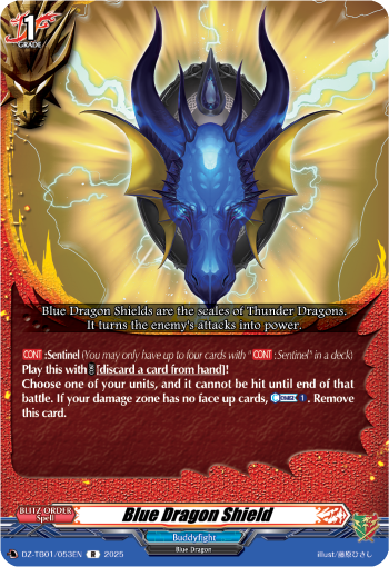 DZ-TB01/053EN Blue Dragon Shield R DZTB01