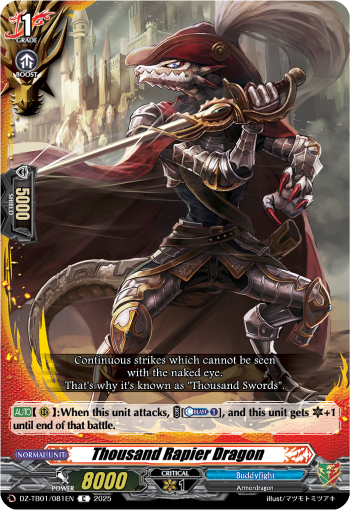 DZ-TB01/081EN Thousand Rapier Dragon C DZTB01
