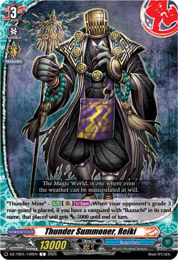 DZ-TB01/100EN Thunder Summoner, Reiki C DZTB01