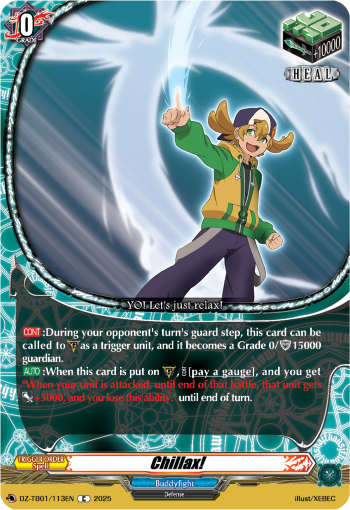 DZ-TB01/113EN Chillax! C DZTB01