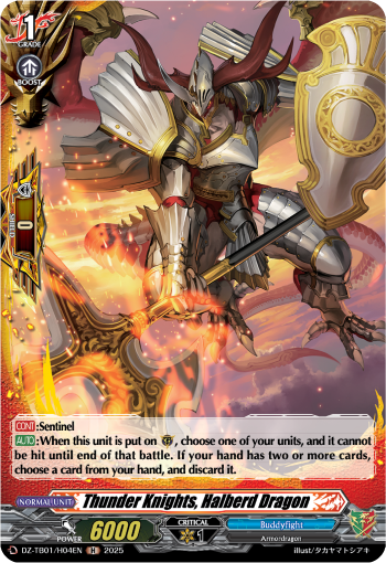 DZ-TB01/H04EN Thunder Knights, Halberd Dragon H DZTB01