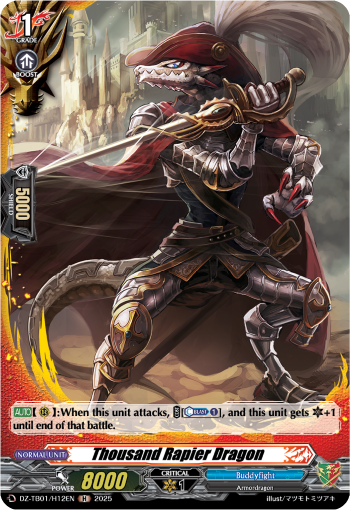 DZ-TB01/H12EN Thousand Rapier Dragon H DZTB01