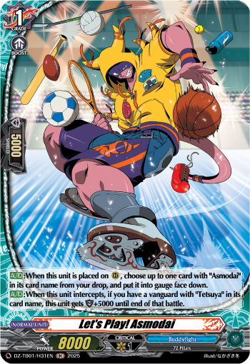 DZ-TB01/H31EN Let's Play! Asmodai H DZTB01