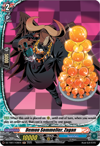 DZ-TB01/H36EN Demon Sommelier, Zagan H DZTB01