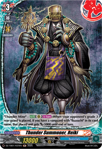 DZ-TB01/H37EN Thunder Summoner, Reiki H DZTB01