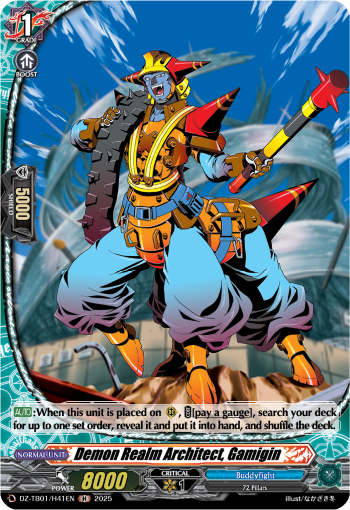 DZ-TB01/H41EN Demon Realm Architect, Gamigin H DZTB01