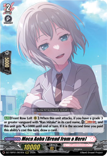 DZ-TBP01/007EN Moca Aoba [Bread from a Hero] RRR DZTBP01