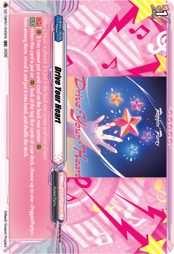 DZ-TBP01/045EN Drive Your Heart RR DZTBP01