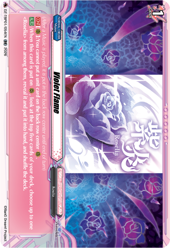 DZ-TBP01/054EN Violet Flame RR DZTBP01