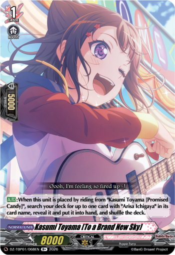 DZ-TBP01/068EN Kasumi Toyama [To a Brand New Sky] R+ DZTBP01