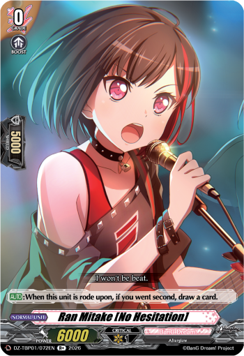 DZ-TBP01/072EN Ran Mitake [No Hesitation] R+ DZTBP01