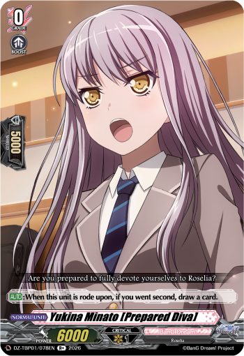 DZ-TBP01/078EN Yukina Minato [Prepared Diva] R+ DZTBP01