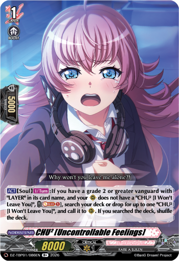 DZ-TBP01/086EN CHU² [Uncontrollable Feelings] R+ DZTBP01