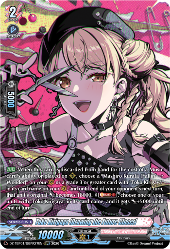 DZ-TBP01/GBPR27EN Toko Kirigaya [Drawing the Future Closer] GBPR DZTBP01