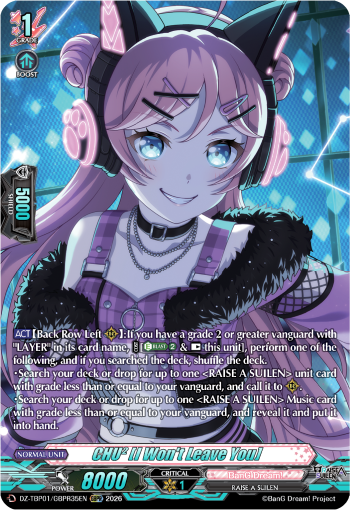 DZ-TBP01/GBPR35EN CHU² [I Won't Leave You] GBPR DZTBP01