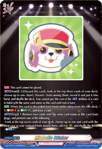 DZ-TBP01/GBPR42EN Michelle Sticker GBPR DZTBP01
