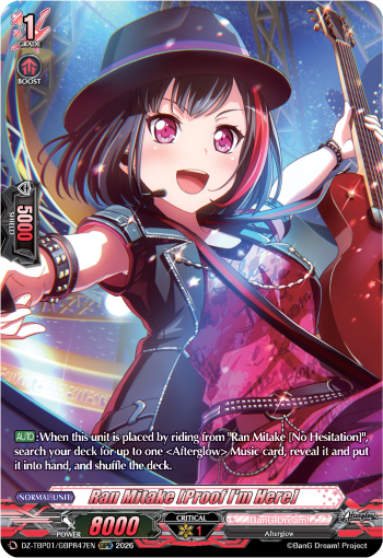 DZ-TBP01/GBPR47EN Ran Mitake [Proof I'm Here] GBPR DZTBP01