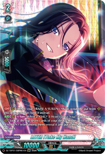 DZ-TBP01/GBPR61EN LAYER [Take My Hand] GBPR DZTBP01