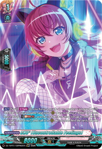 DZ-TBP01/GBPR62EN CHUÂ² [Uncontrollable Feelings] GBPR DZTBP01