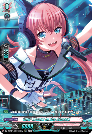 DZ-TBP01/GBPR63EN CHUÂ² [Tears in the Closet] GBPR DZTBP01