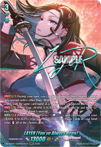 DZ-TBP01/GBPR+31EN LAYER [Youâ€™ve Always Been] GBPR+ DZTBP01