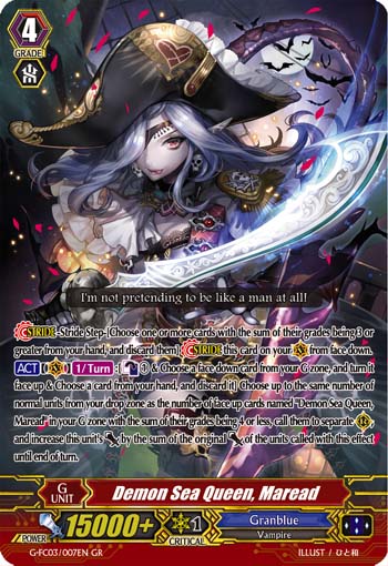 G-FC03/007EN Demon Sea Queen, Maread GR