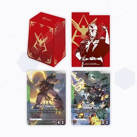 Gundam CG Official Card Case Set 02 SealedBandai