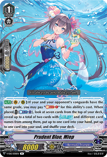V-EB15/030EN Prudent Blue, Miep R